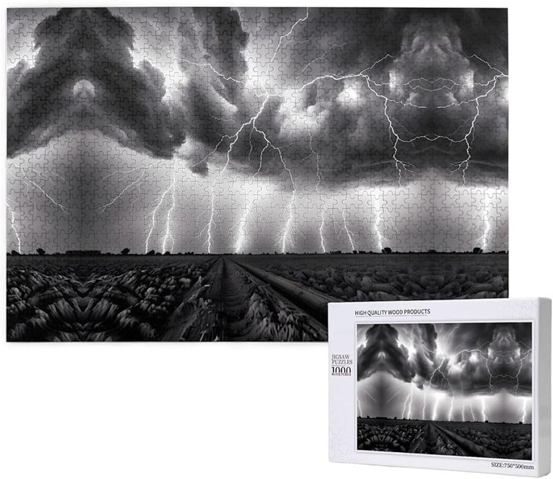 Phayah 1000 قطعة لغز للأشخاص البالغين ديكور المنزل 29.5 × 19.7 بوصة - Image 1